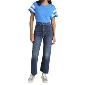 MOTHER Dark Blue Flare Jeans